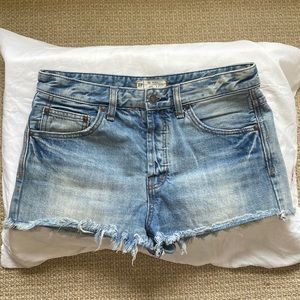 Free People Jean Shorts